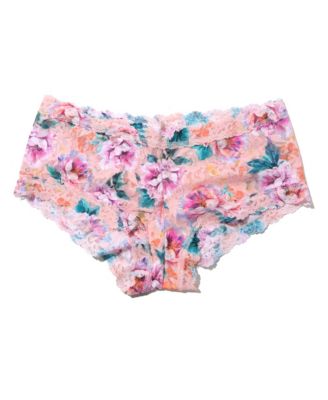 Women's Printed Signature Lace Boyshort
