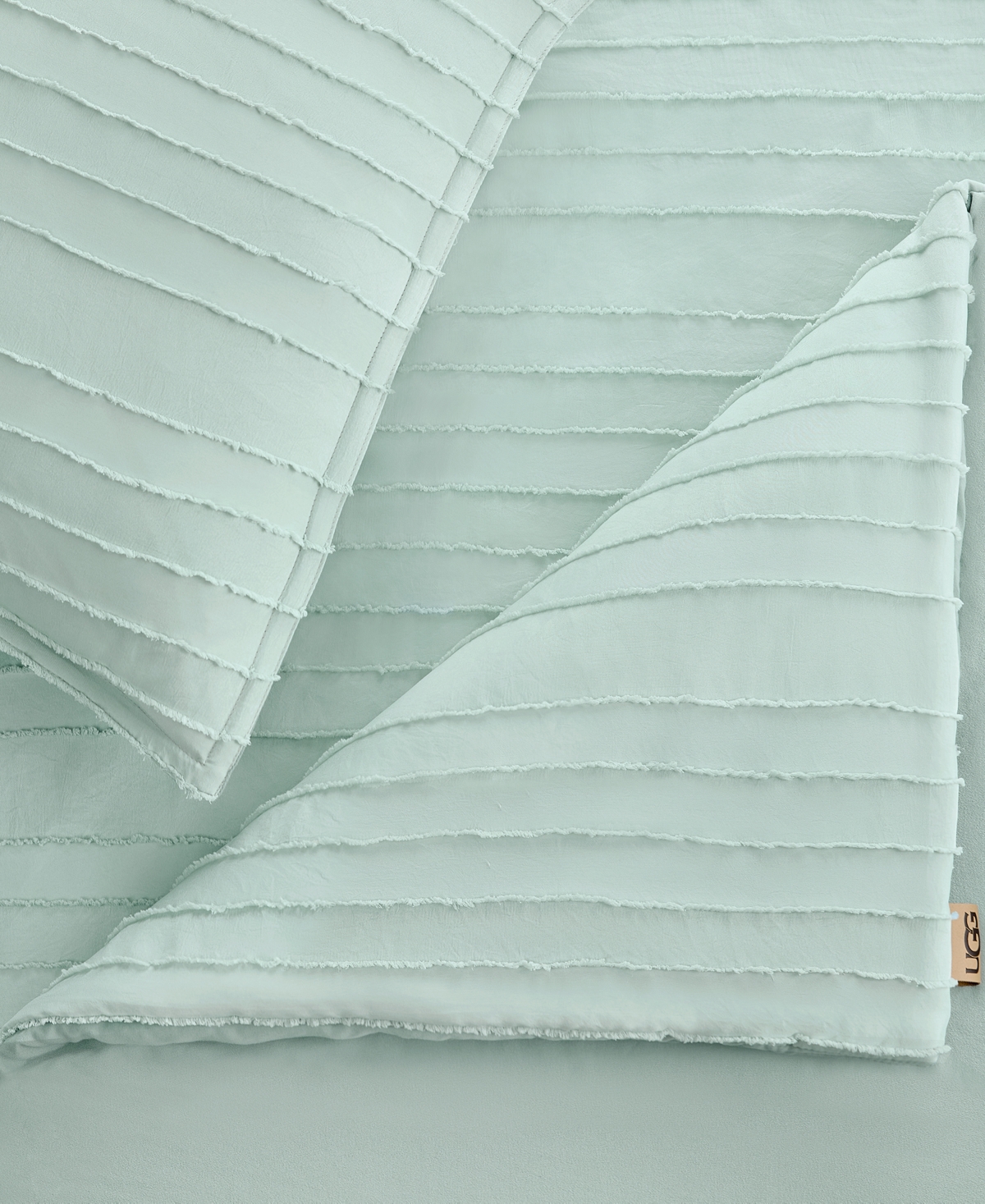 Ugg Devon Textured 3-pc. Comforter Set, Full/queen In Sky Grey