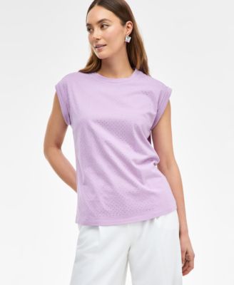 I.N.C. International Concepts - Women's Dew Drop Cotton Top