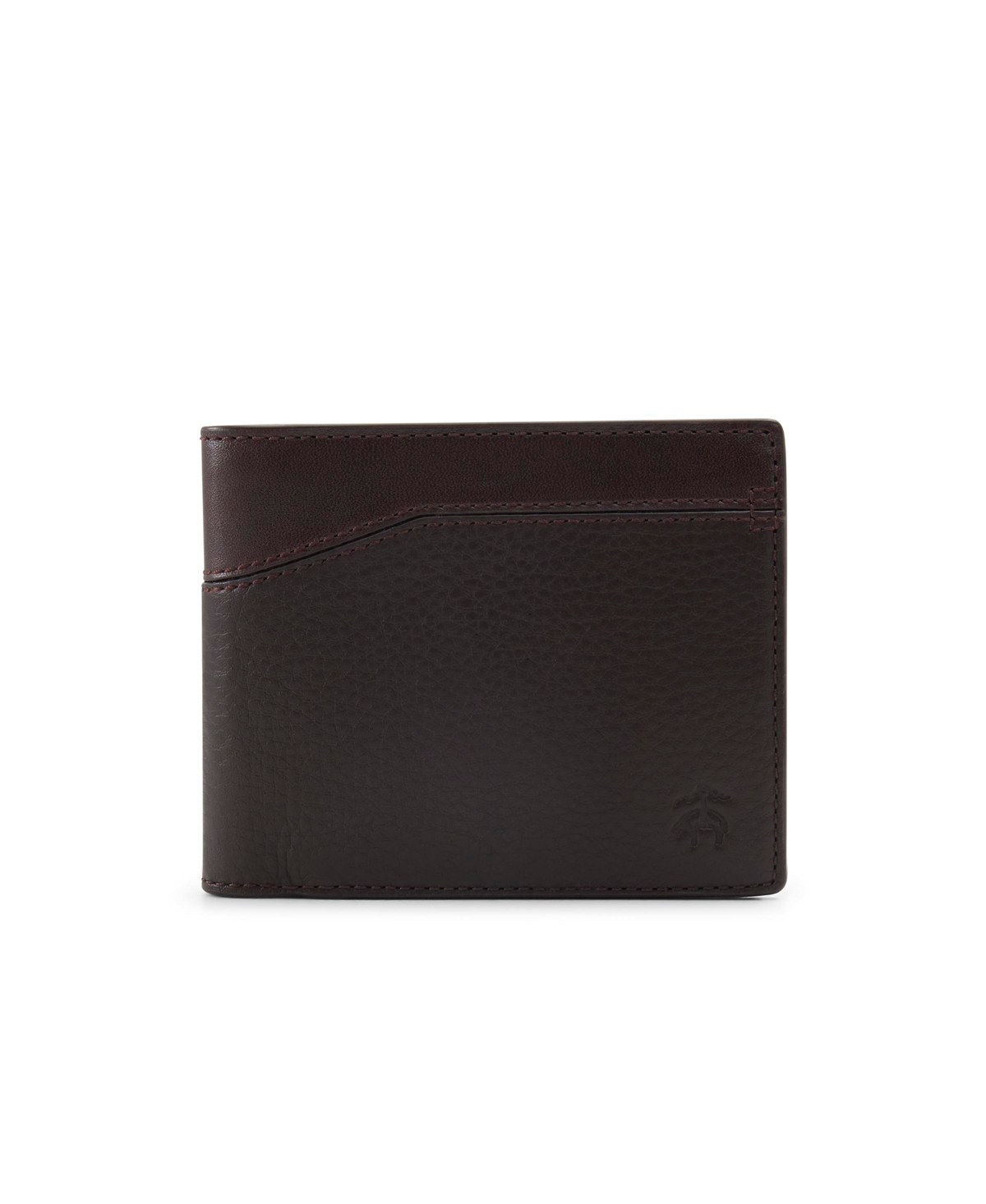 Men's Cayman Leather Wallet with Change Purse - Oxblood