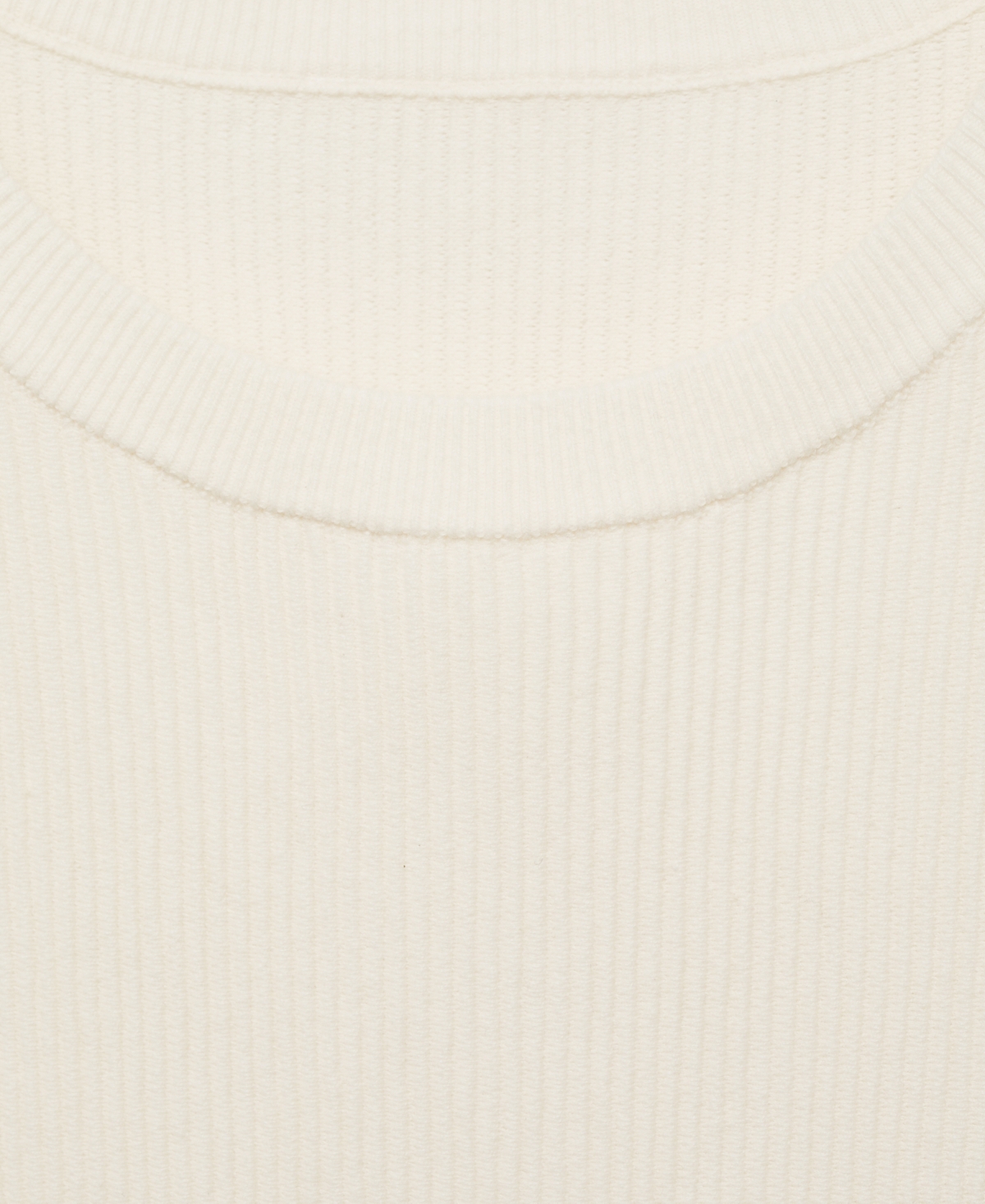 Mango Women's Short Knitted Dress In Ecru