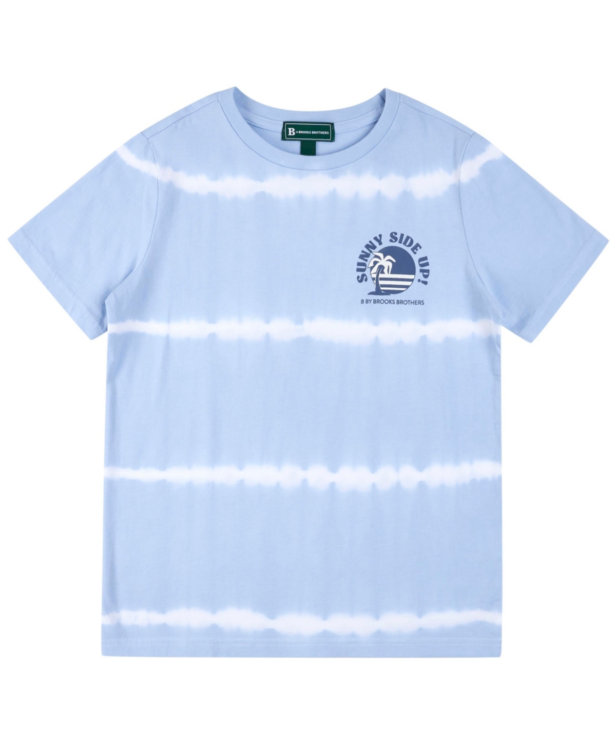 Brooks Brothers Kids' Big Boys Sunny Side Up Tie Dye Graphic T-shirt