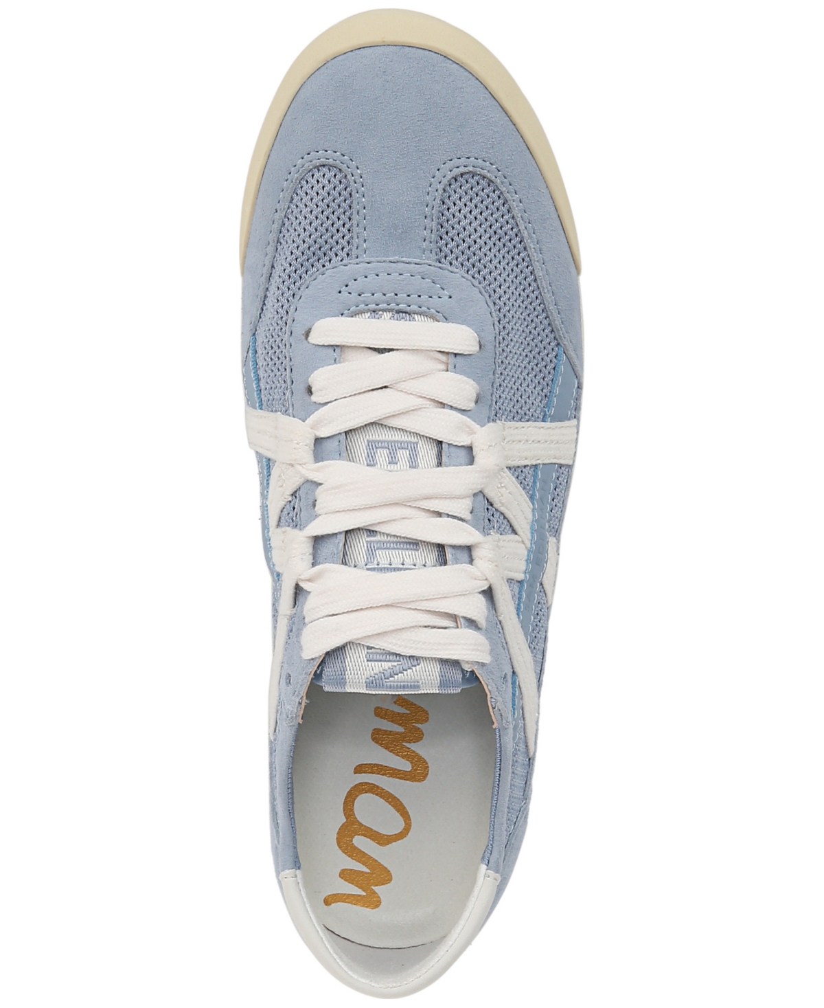 Shop Sam Edelman Women's Irma Lace-up Sneakers In Blue Breeze,sugar