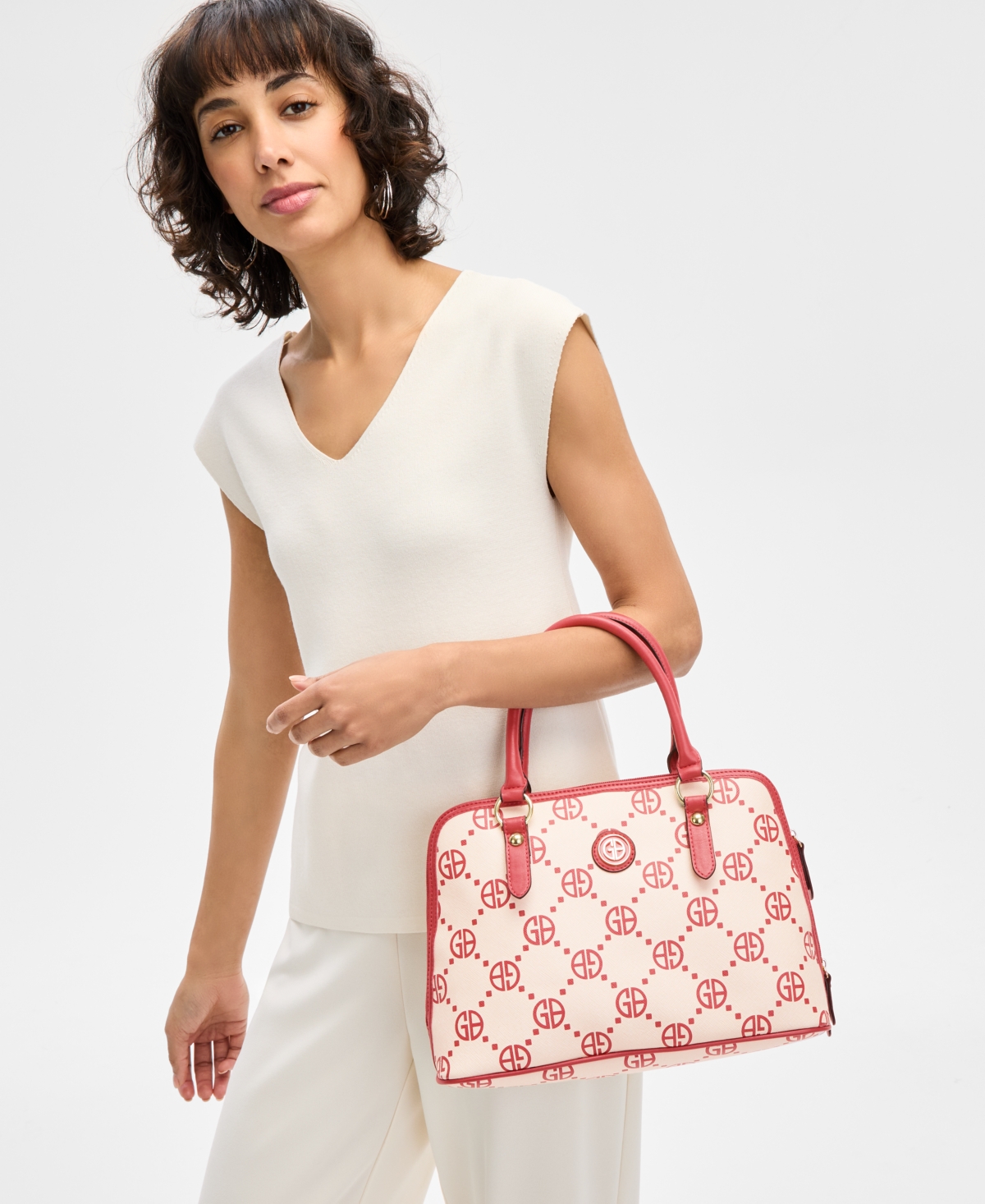 GIANI BERNINI MONOGRAM SIGNATURE TOTE, EXCLUSIVELY AT MACY'S 