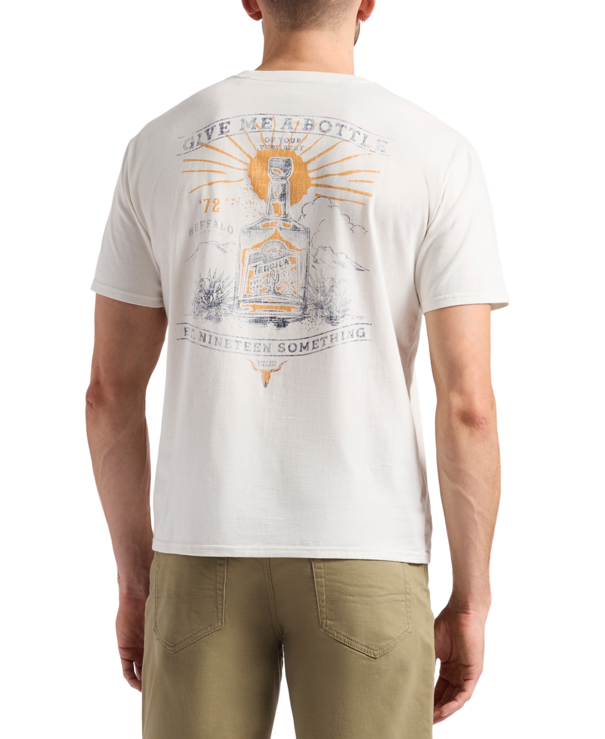 Men's Tinglev Short Sleeve Graphic Crewneck T-Shirt - Milk