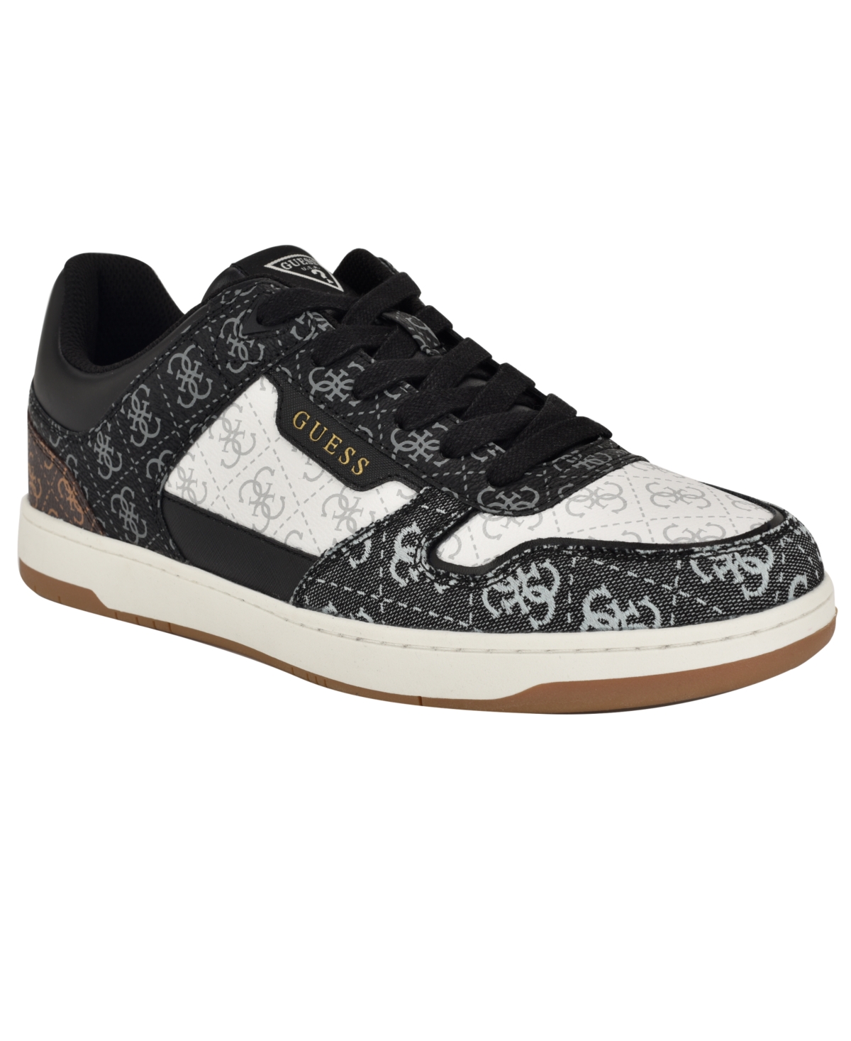 Men's Tirry Low Top Lace Up Fashion Sneakers - Black