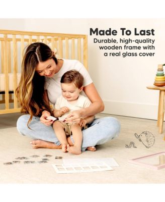 Nova Baby's First Year Photo Frame, 12 Months Newborn Baby Picture Frame, Monthly Birthday Milestone Collage