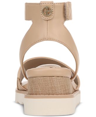 Women's Constancia Ankle Strap Wedge Sandals, Created for Macy's
