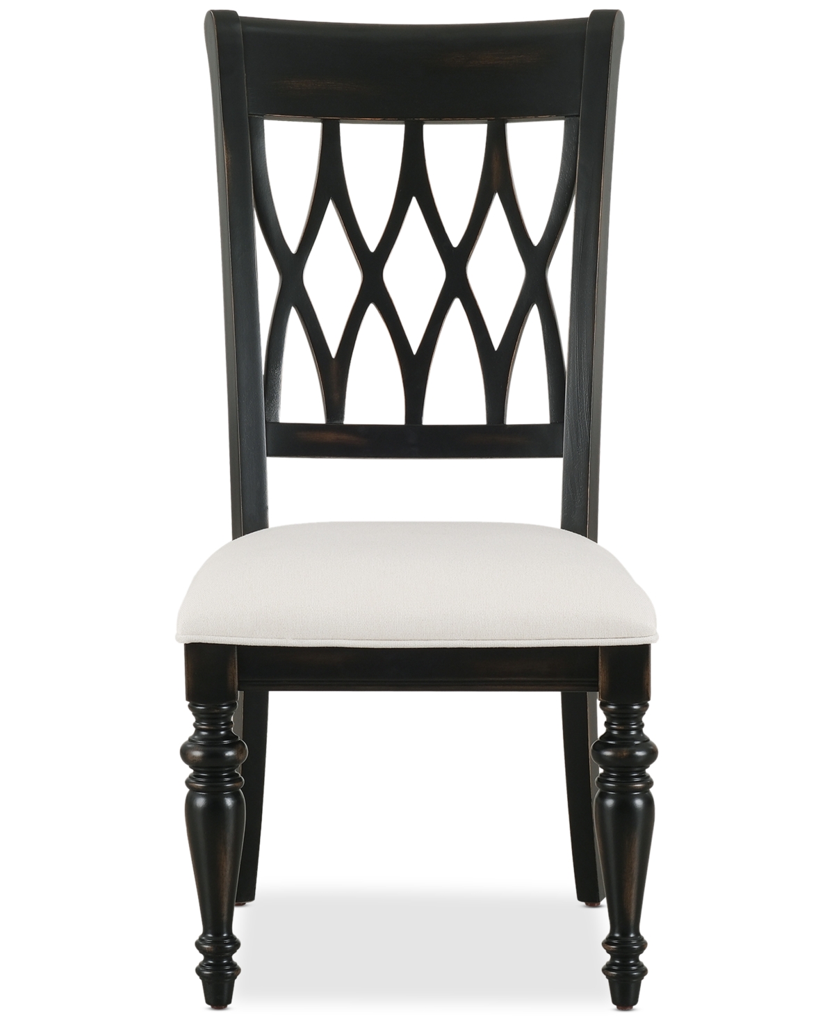 Macy's Daria Side Chair, Created For  In Black