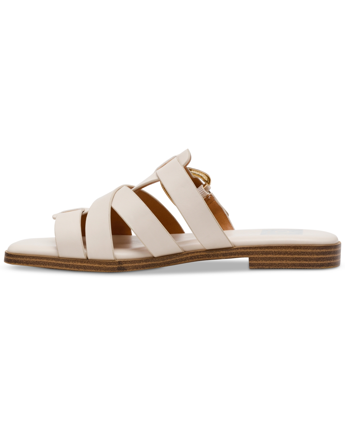 Dv Dolce Vita Women's Medina Fisherman Slide Flat Sandals In Ivory