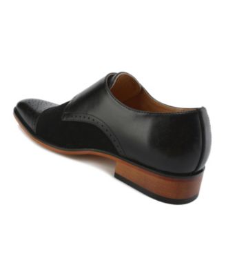 Men's Double Monk Strap Two-Tone Loafer
