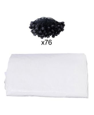 12x20ft Carport Canopy Cover, Waterproof & UV Tarp with Elastic Buckles