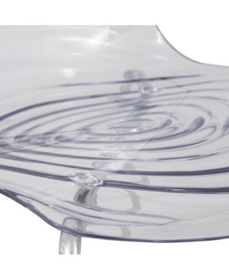 Astor Water Ripple Design Dining Chair Set of 2