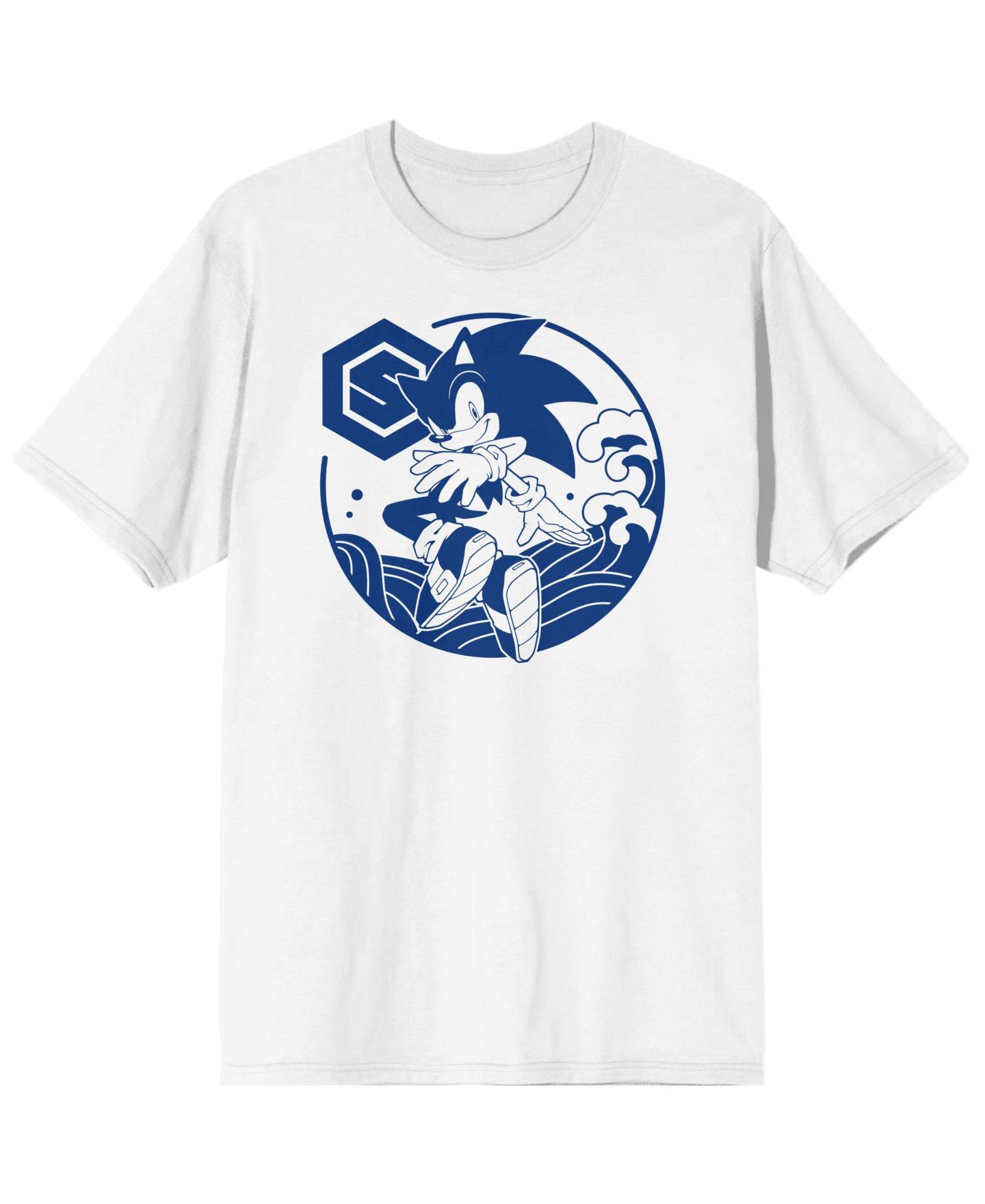 Мужская футболка Sonic the Hedgehog Modern Character White Graphic Tee - 3XL, цвет: Белый — фото 1