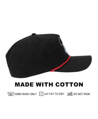 Men's Mickey Mouse Face Black Retro Grandpa Snapback Hat