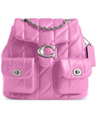 Quilted Tabby Small Leather Backpack 