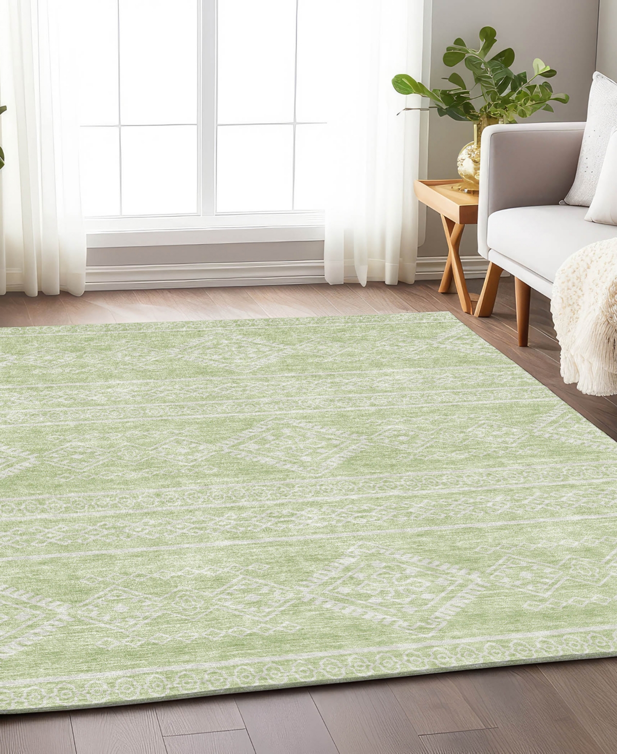 Addison Chantille Acn901 9'x12' Area Rug In Mint