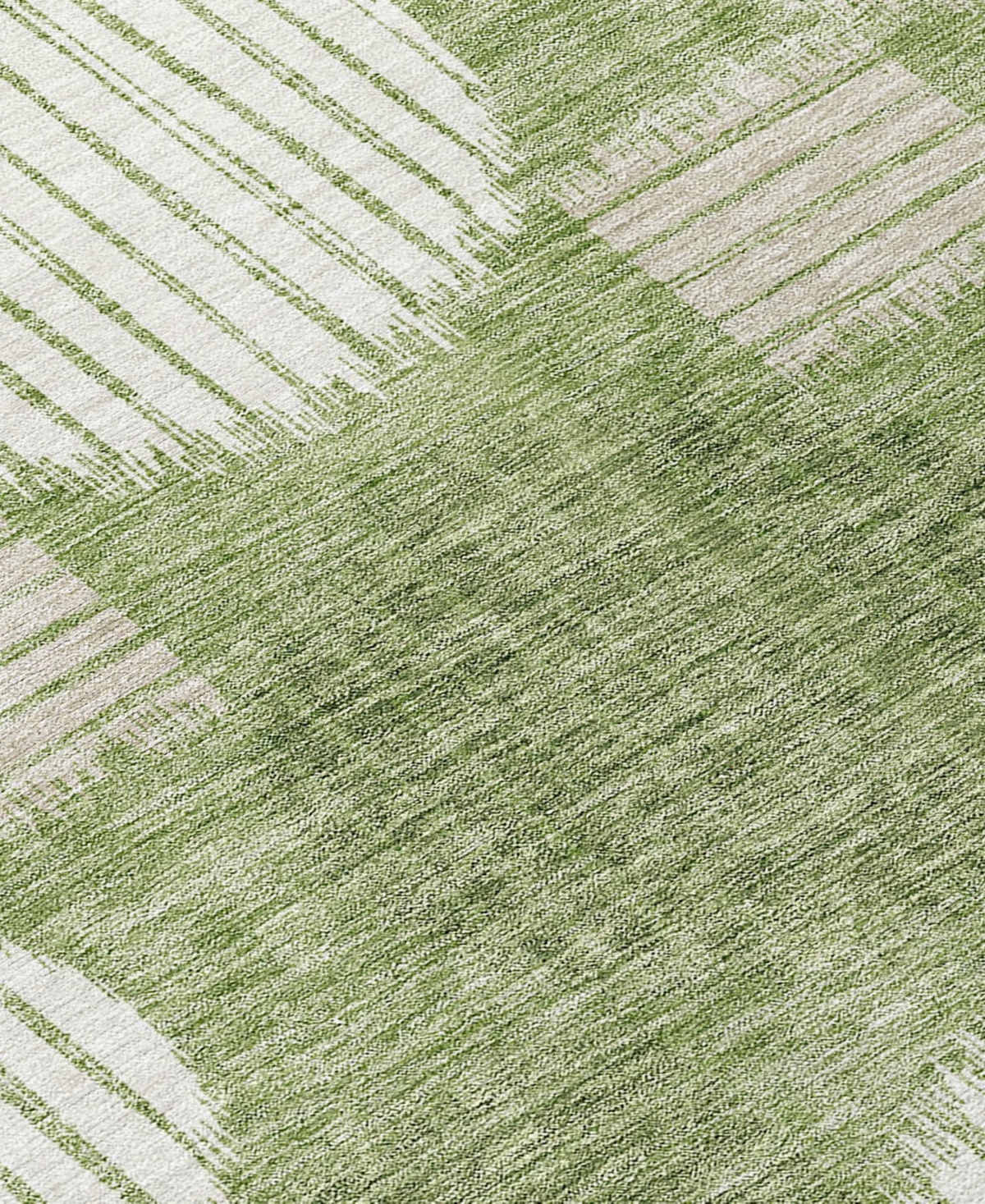 Shop Addison Chantille Machine Washable Acn900 8'x8' Round Area Rug In Green
