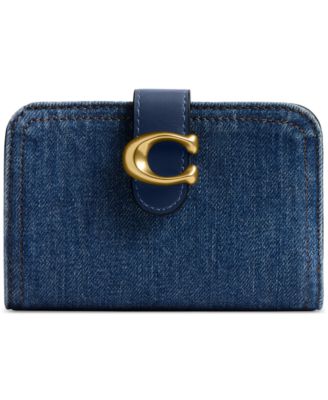 【COACH】Tabby Medium Wallet/デニム Coach Tabby Medium Wallet in Signature Denim – Club de Mode