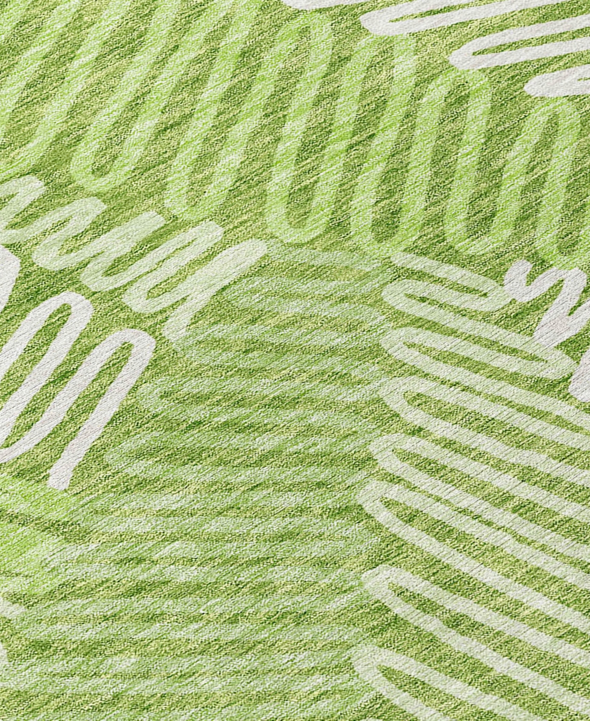 Shop Addison Chantille Machine Washable Acn904 10'x14' Area Rug In Lime