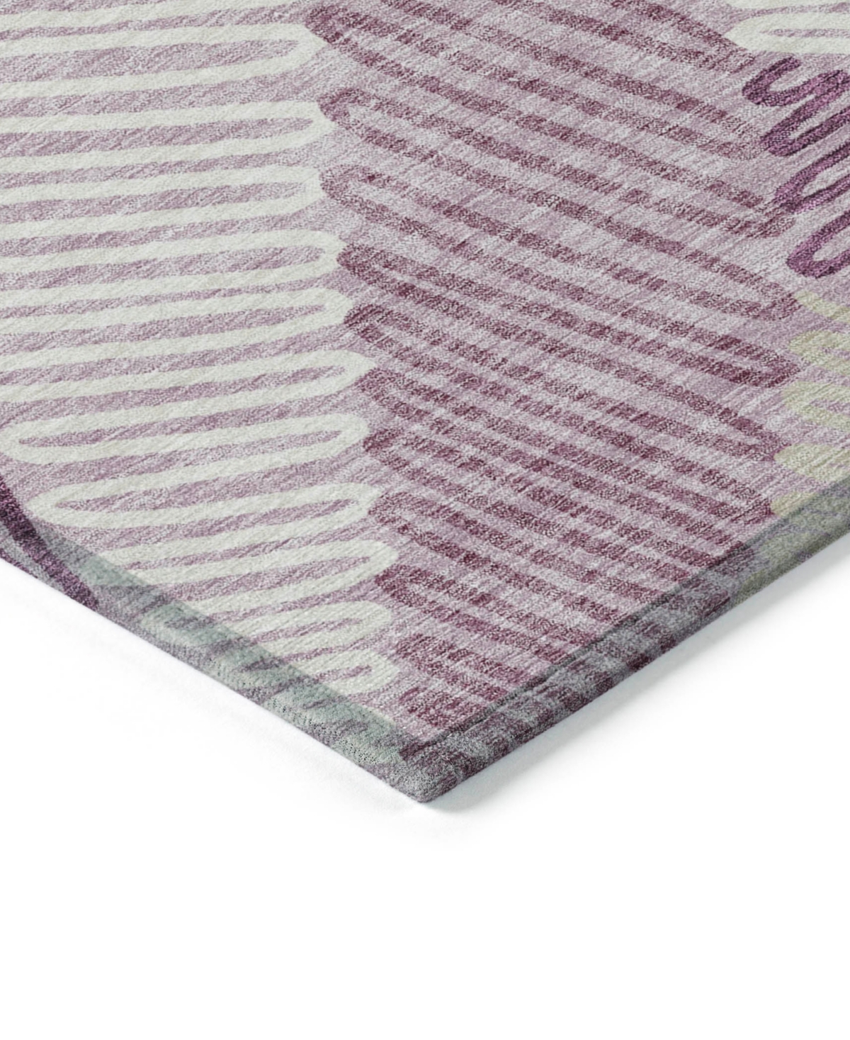 Addison Chantille Acn904 8'x10' Area Rug In Lavender