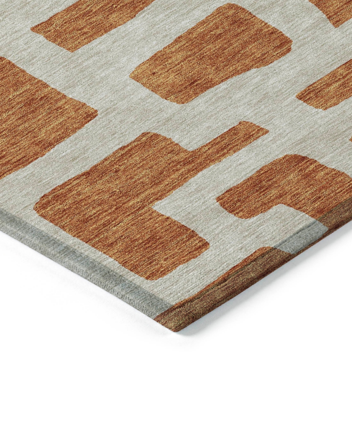 Addison Chantille Acn903 5'x7'6" Area Rug In Terracotta