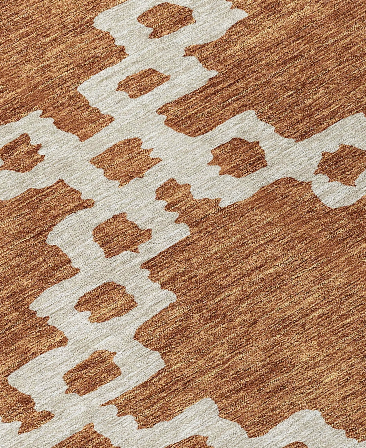 Addison Chantille Acn902 5'x7'6" Area Rug In Paprika