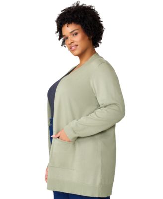 Plus Size  Open-Front Cardigan Sweater