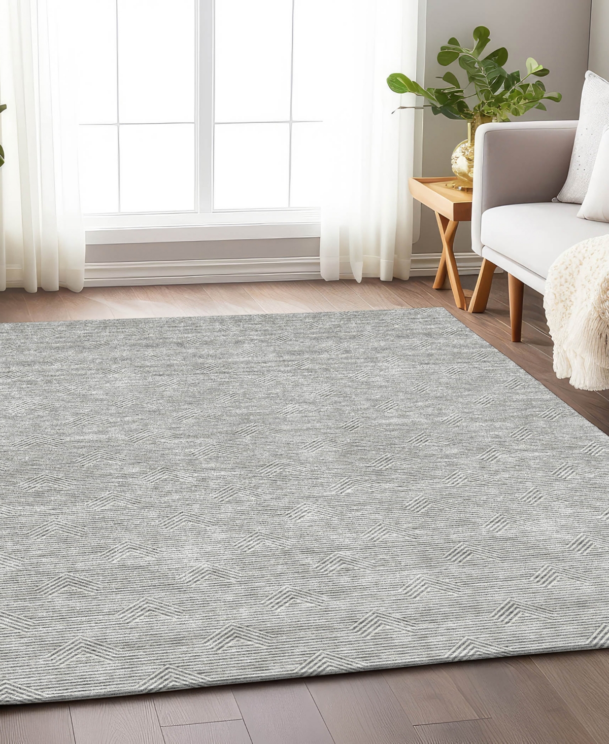 Addison Chantille Acn910 8'x10' Area Rug In Gray