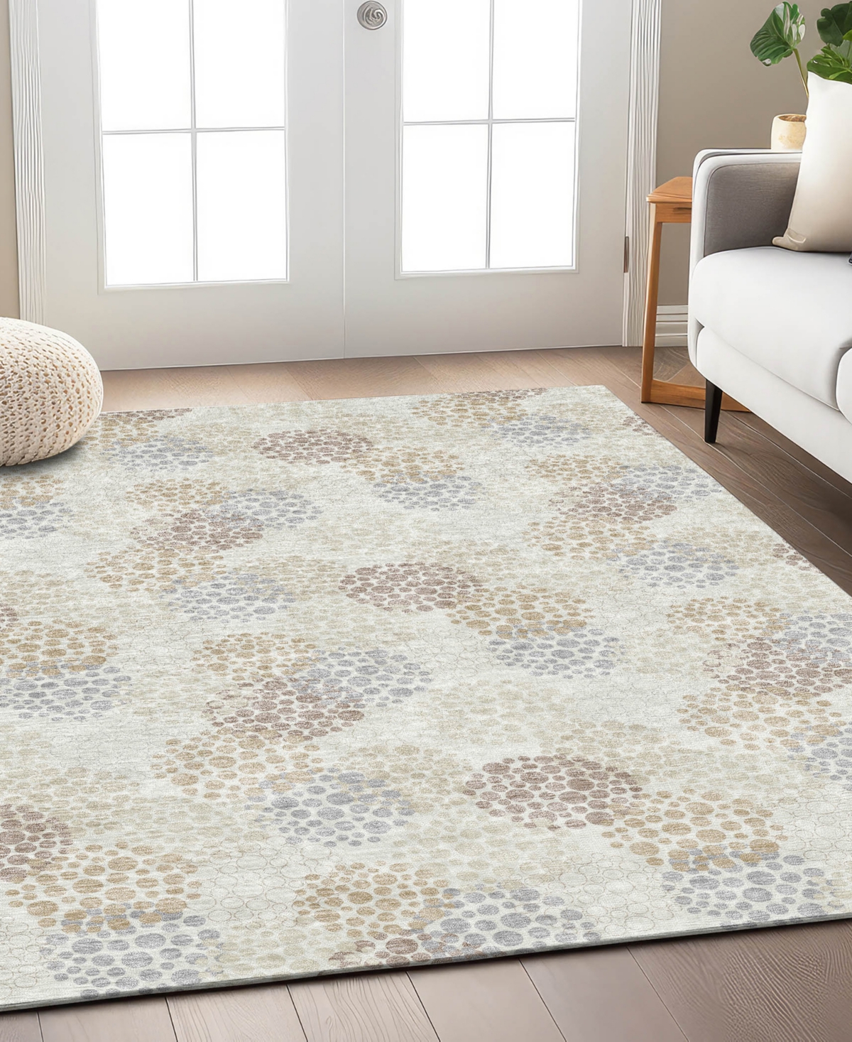 Addison Chantille Acn908 5'x7'6" Area Rug In Ivory