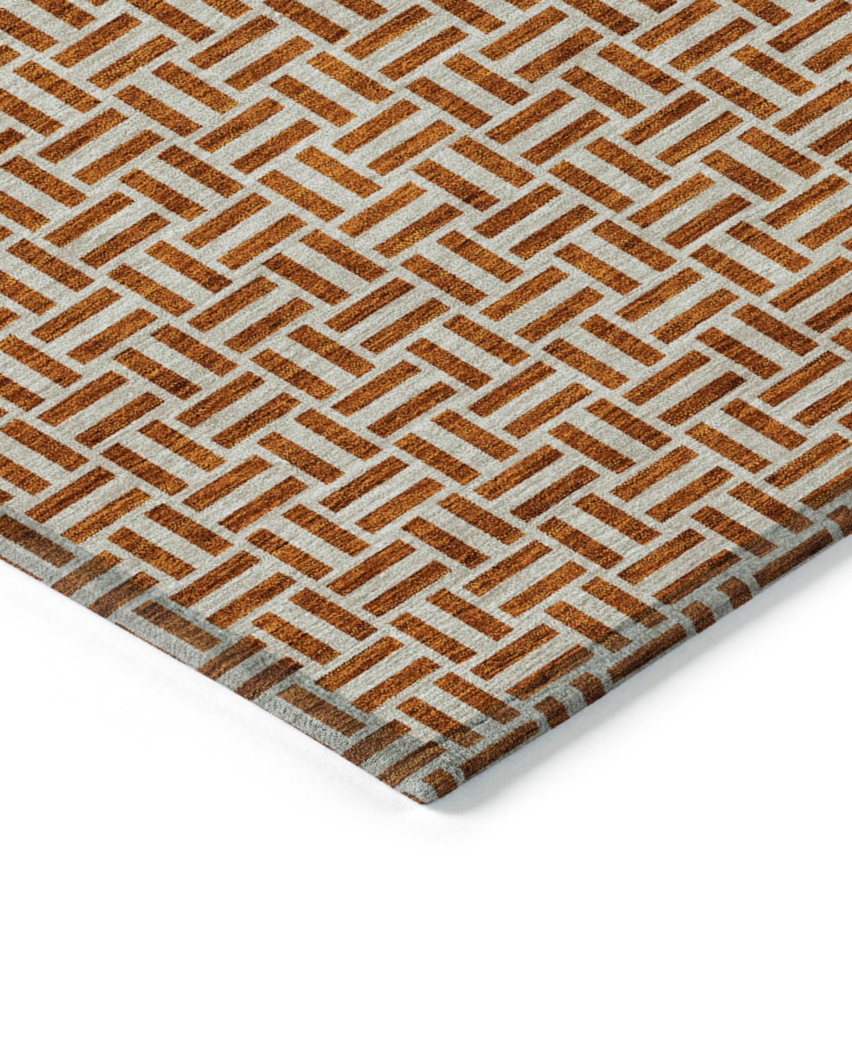 Addison Chantille Acn911 3'x5' Area Rug In Paprika