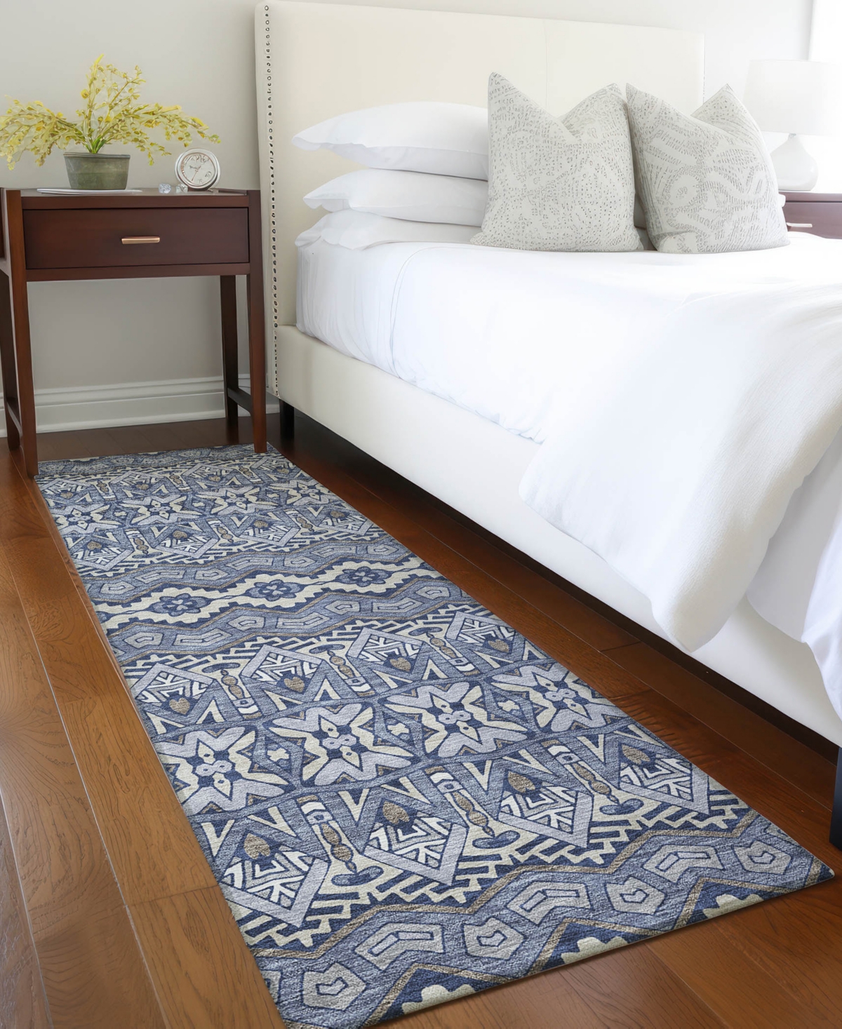 Addison Chantille Acn909 2'3"x7'6" Runner Area Rug In Denim