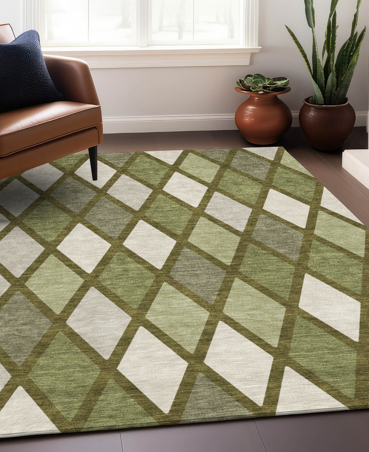 Addison Chantille Acn887 8'x10' Area Rug In Olive
