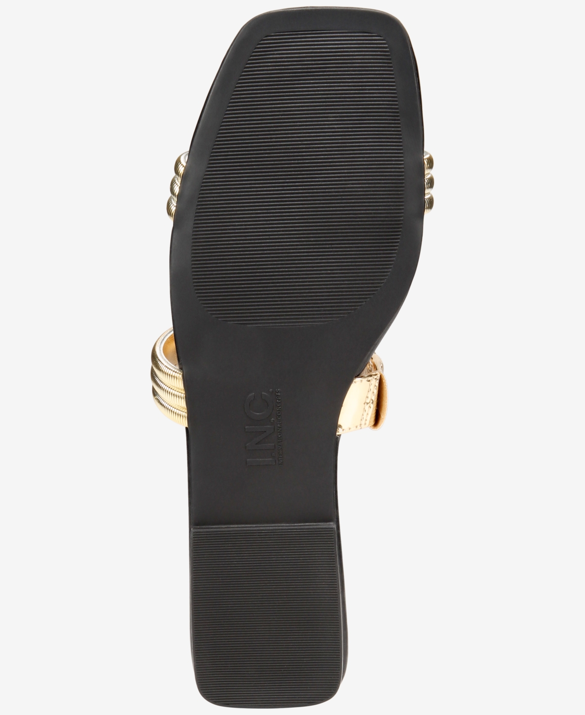 Inc International Concepts Women's Panima Two-band Flat Sandals, Exclusively At Macy's In Gold