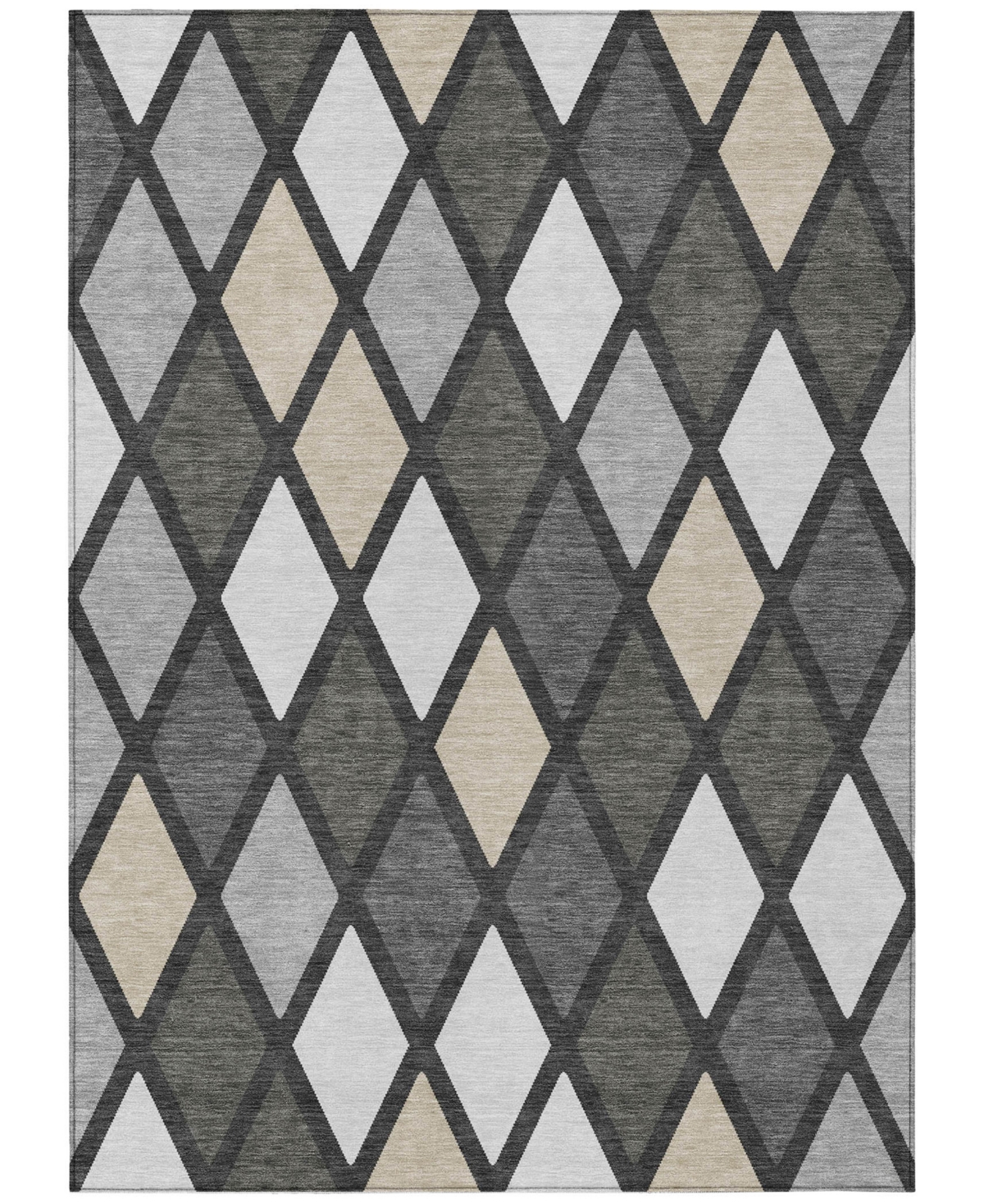 Addison Chantille Acn887 9'x12' Area Rug In Gray