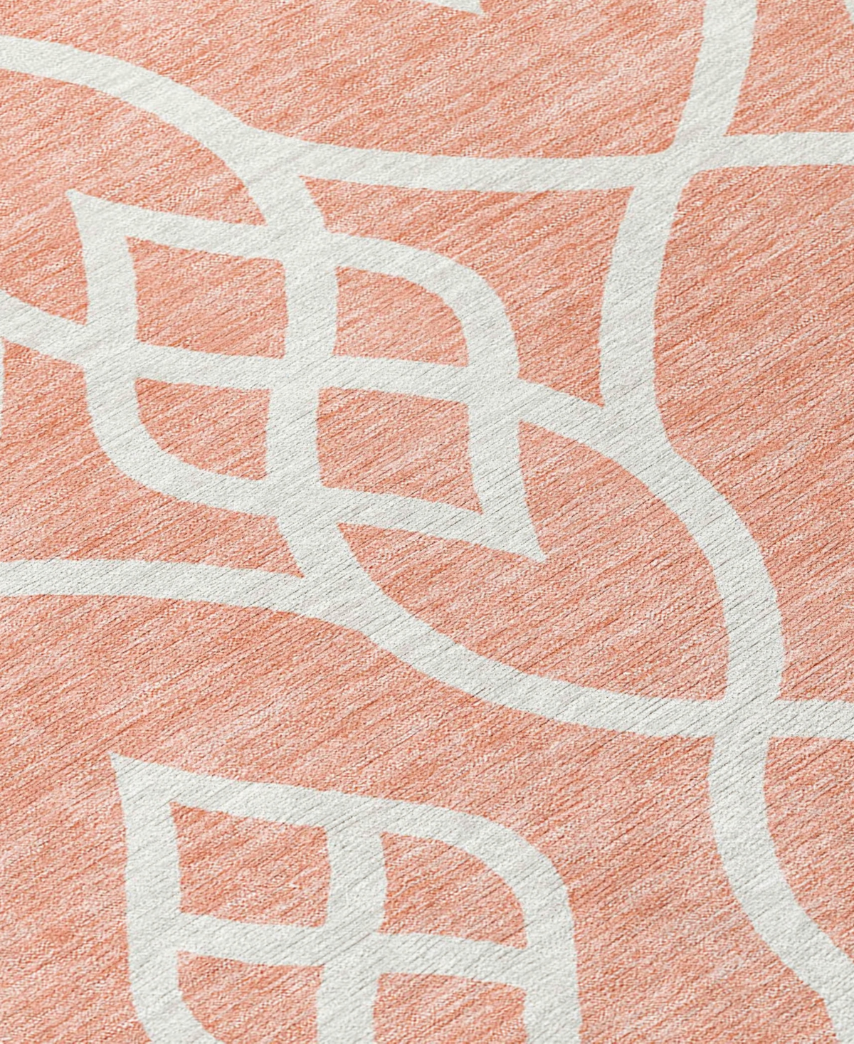 Addison Chantille Acn884 5'x7'6 Area Rug In Salmon