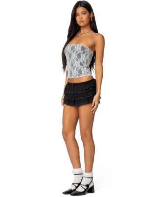 Womens Allison Lace Tube Top