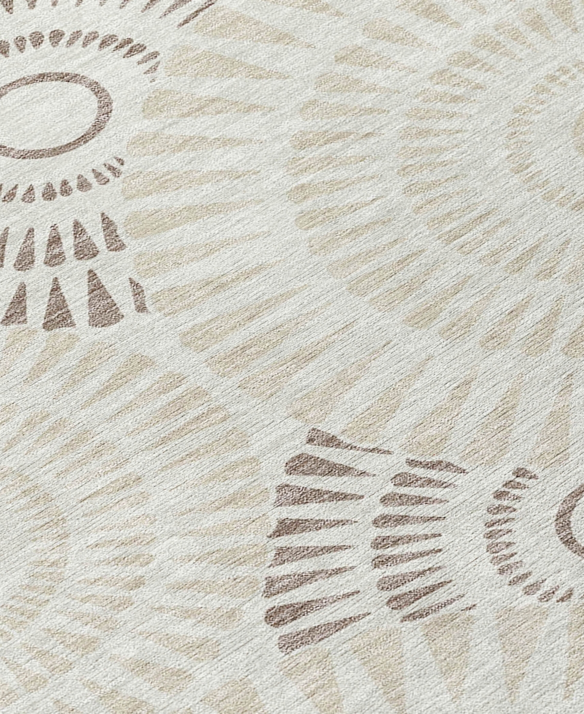 Addison Chantille Acn877 5'x7'6 Area Rug In Taupe