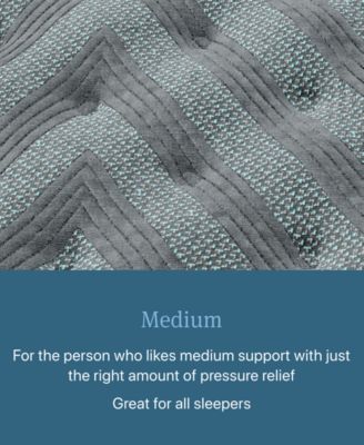 Level One 12.5" Medium Tight Top Mattress Set - Queen Split