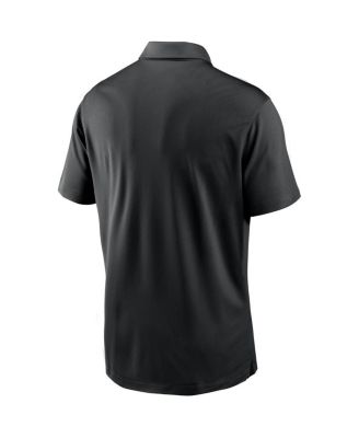Men's Black Arizona Diamondbacks Cooperstown Collection Logo Franchise Performance Polo Shirt