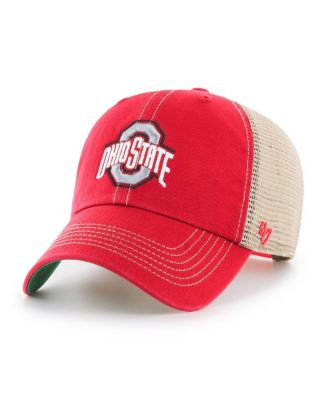 '47 Brand - Men's Red Ohio State Buckeyes Trawler Clean Up Adjustable Hat