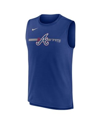 Men's Royal Atlanta Braves 2023 City Connect Muscle Tank Top