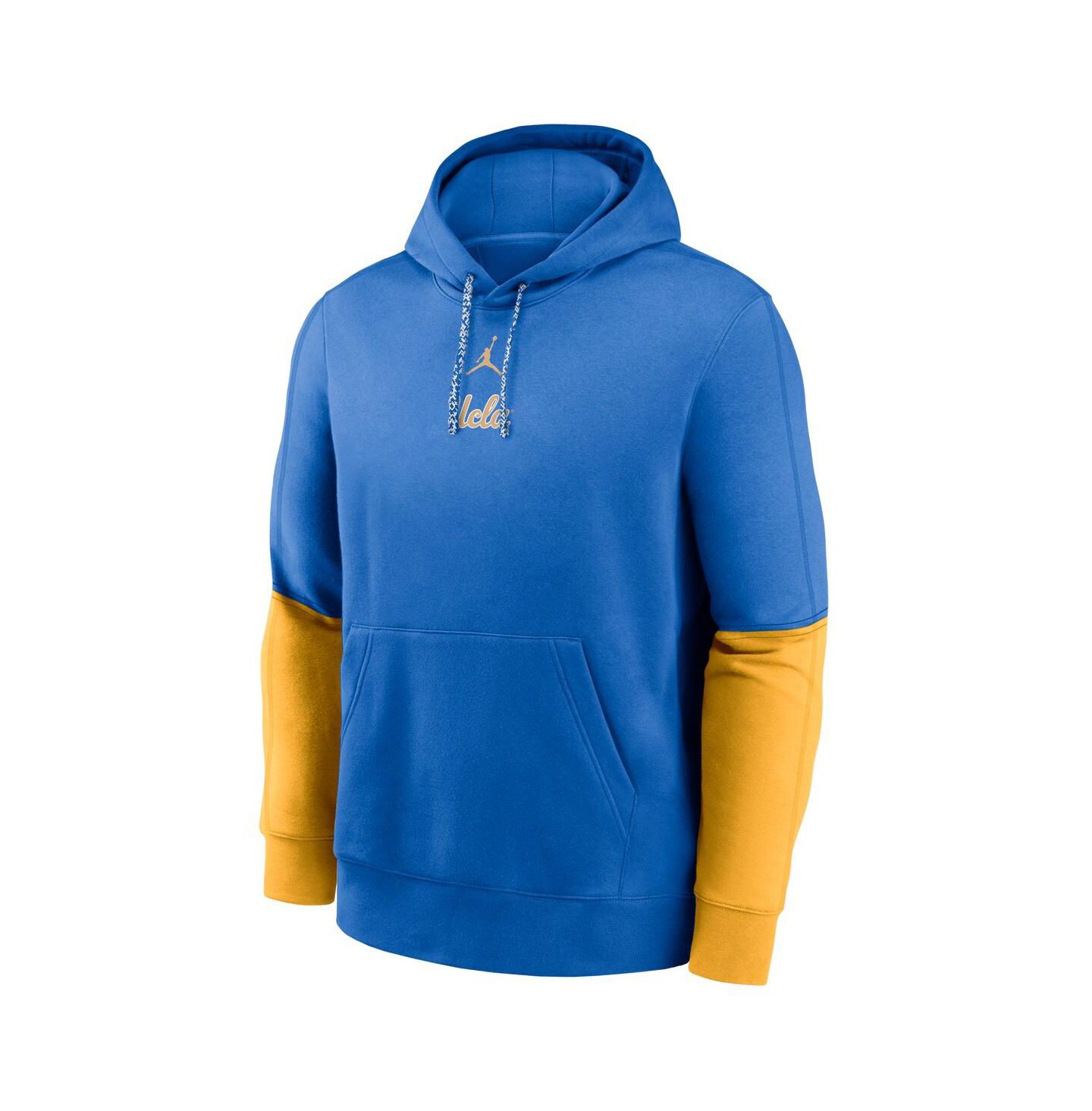 Мужское худи Jordan Blue/Gold Ucla Bruins 2024 Sideline Club Pullover — фото 2