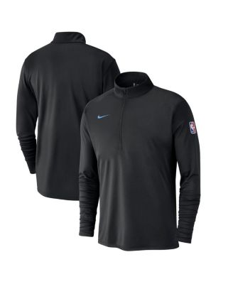 Nike - Men's Black LA Clippers 2024/25 City Edition Authentic Coaches Performance Half-Zip Top