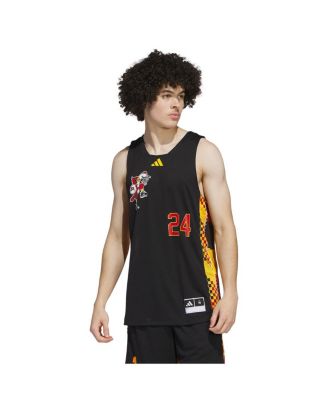 Men's 24 Black/Gold Louisville Cardinals Black History Month Basketball Jersey