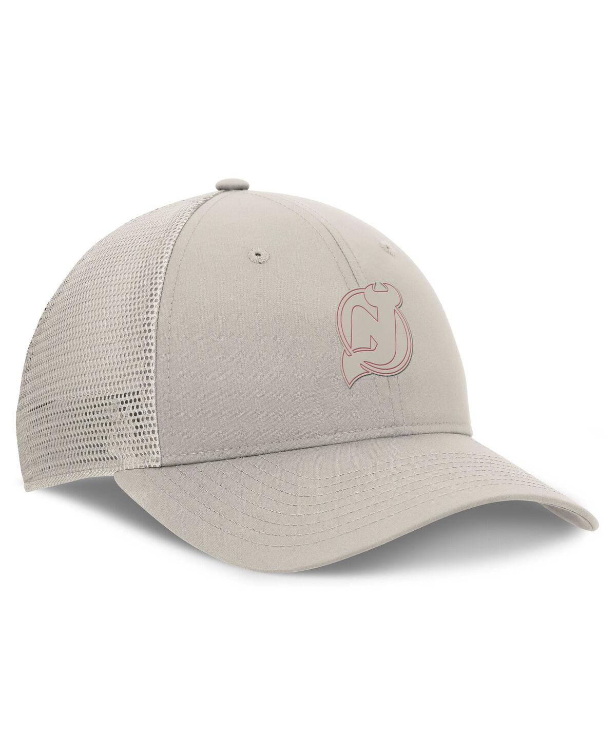 Fanatics Women's Tan Colorado Avalanche Authentic Pro Road Trucker Adjustable Hat In Tan