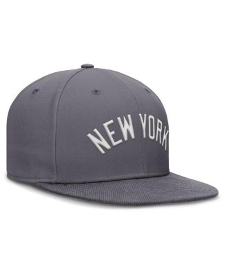 Men's Gray New York Yankees Performance True Fitted Hat