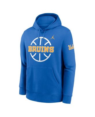 Men's Blue UCLA Bruins Basketball Icon Club Fleece Pullover Hoodie