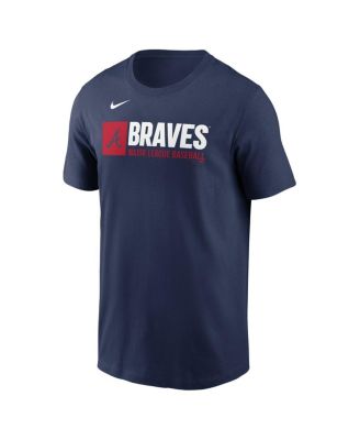Men's Navy Atlanta Braves Team Block T-Shirt