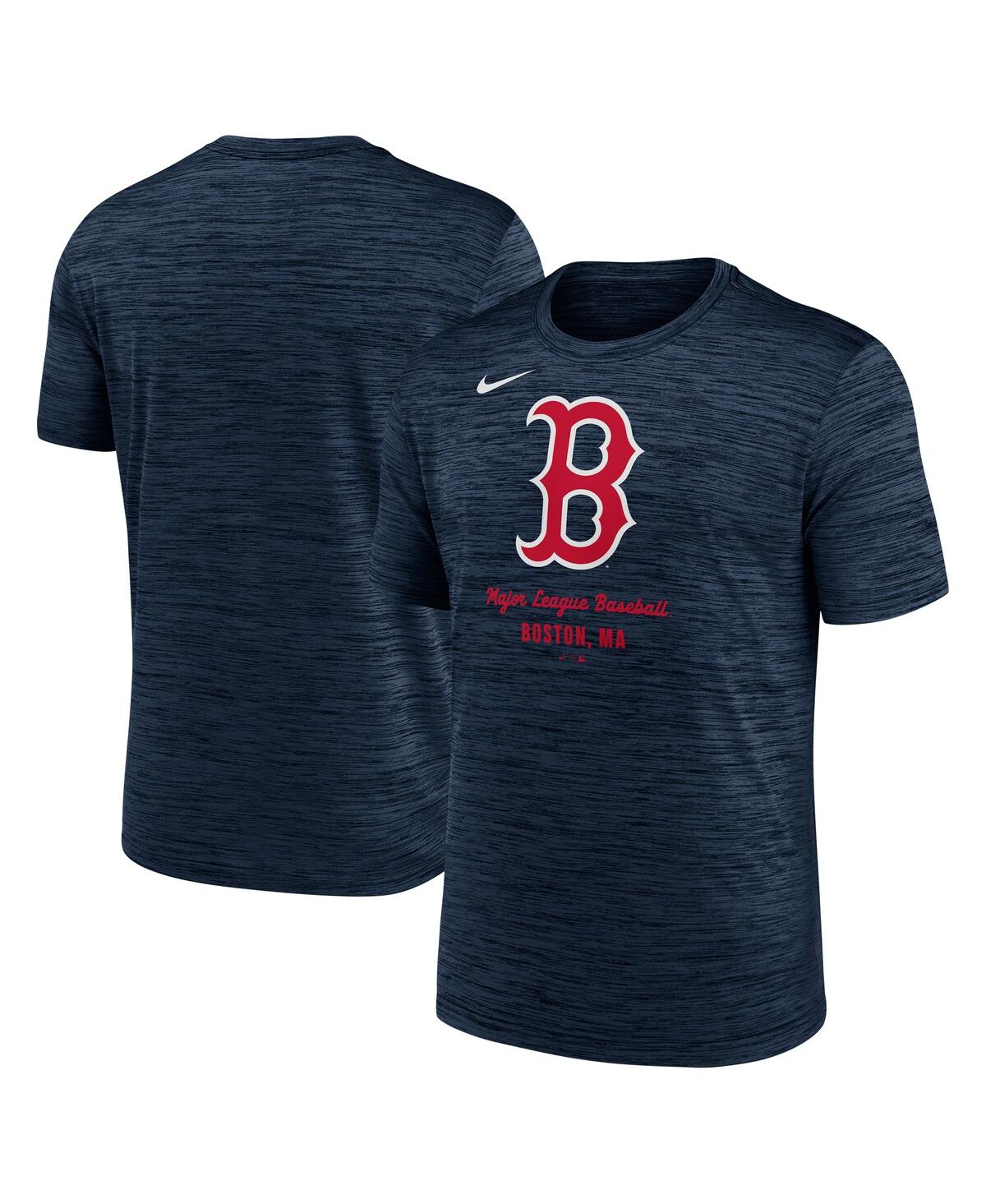 Nike Navy Boston Red Sox Velocity Performance T-shirt In Navy